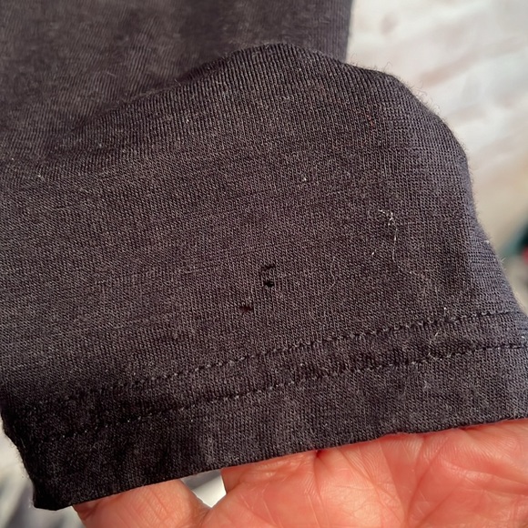 REI Sweater Mens XL Black Pullover Half Zip Wool Long Sleeve Outdoor base layer - Picture 4 of 9